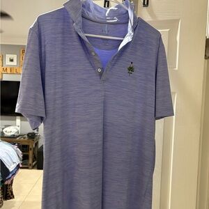 johnnie-O Merion Heathered Blue Polo Shirt
